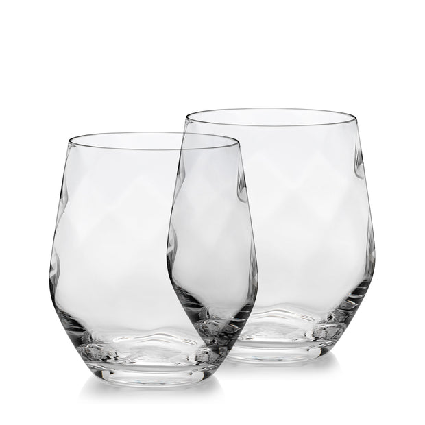 2 Signature Stemless Aerating Wine Glasses