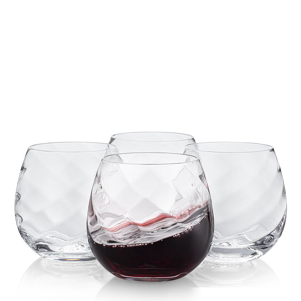 wine goggles Stemless Aerating Red Wine Glasses